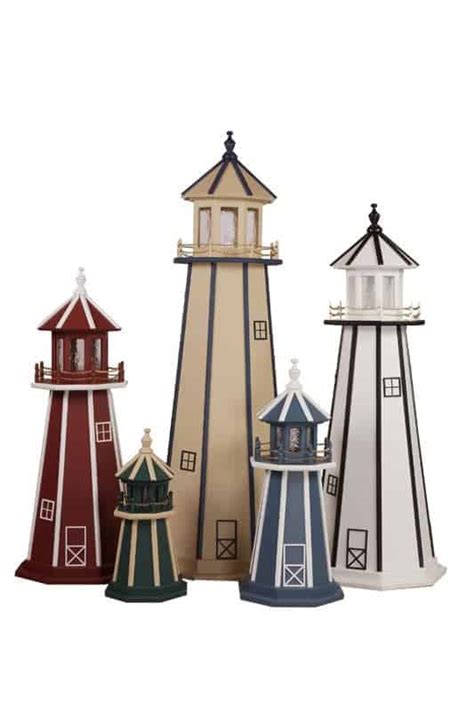 Automatically comes on at dusk and will run for 14. Standard Polywood Lawn Lighthouses - The Lighthouse Man