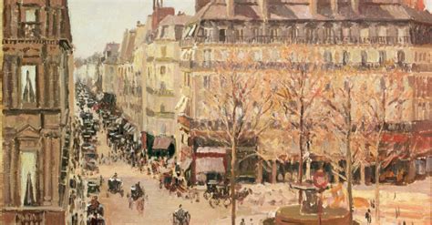 Rue Saint Honore De Camille Pissarro Reproduction Tableau
