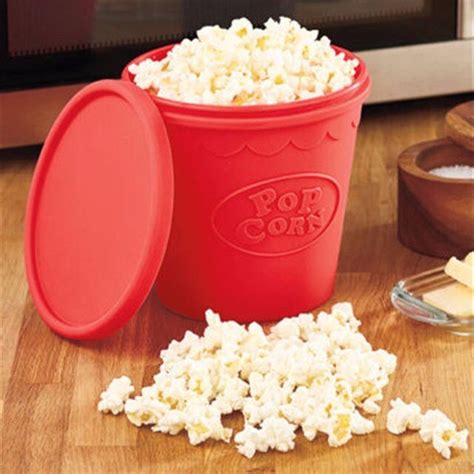 Quality Diy Food Grade Silicone Foldable Popcorn Bucket Microwave Pop