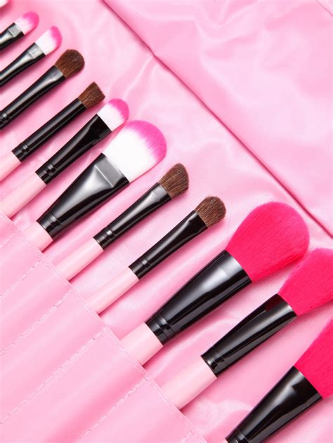 Pink Professional Makeup Brush Set 24pcs Sheinsheinside