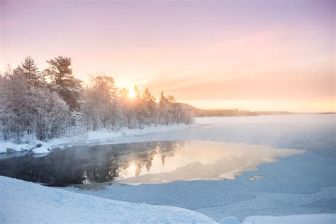 13 Lapland Stunning Lake Sunrise Adventure And Landscape Photographer