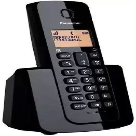 Telefone Sem Fio Panasonic Kx Tgb110 Com Dectidentificador De Chamadas