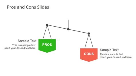 Pros And Cons Slide Diagrams For Powerpoint Slidemodel
