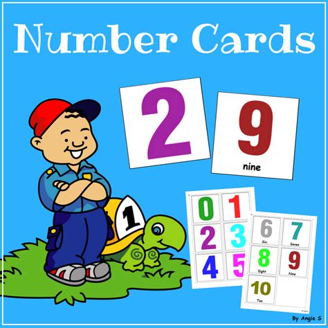 Number Cards 0 10 Special Education Resources Number Cards Numbers