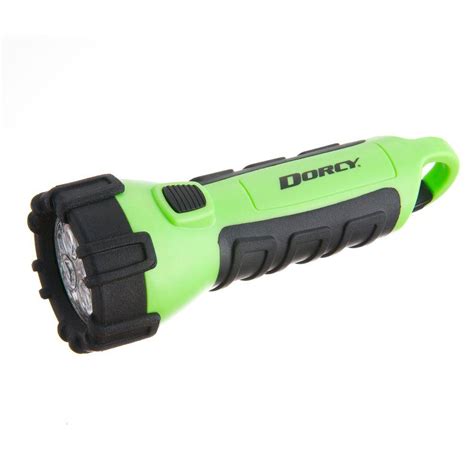Dorcy Battery Powered Led Carabineer Clip Floating Flashlight Neon