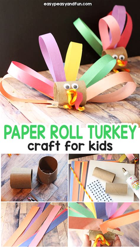 Toilet Paper Roll Turkey Craft Thanksgiving Easy Peasy