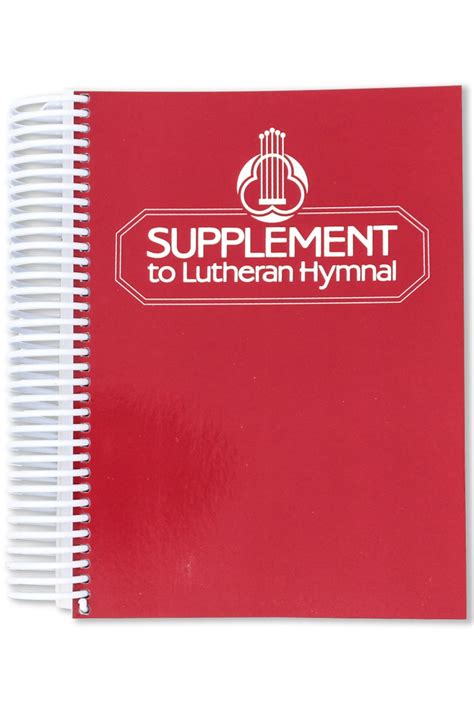 Lutheran Hymnal Supplement Harmony Edition Australian Christian Resources