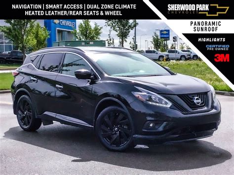Certified Pre Owned 2018 Nissan Murano Midnight Edition Awd Awd Sport