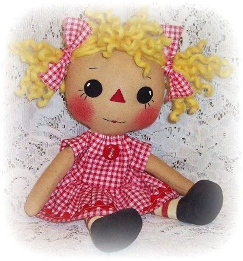 Primitive Doll Pattern Pdf Sewing Pattern Rag Doll Pattern Etsy Rag