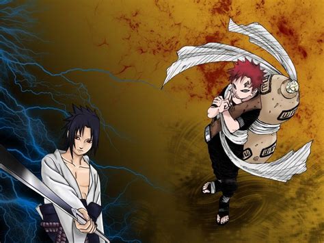 Gaara Vs Sasuke Wallpapers Wallpaper Cave