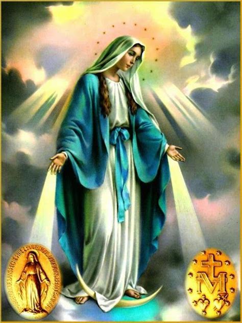 Virgen MarÍa Ruega Por Nosotros Medalla Milagrosa Divine Mother