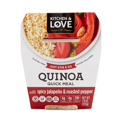 Kitchen And Love Spicy Jalapeno And Roasted Peppers Quinoa Quick Meals Thrive Market