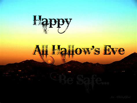 All Hallows Eve Hallow Is A Word That Means Holy We Flickr