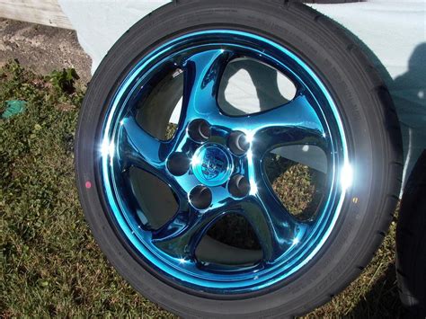 Porsche Blue Chrome Wheels Tires Rennlist Porsche