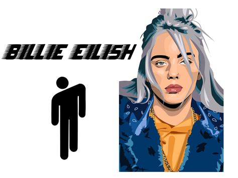 Billie Eilish SVG And PNG Billie Eilish Art Etsy