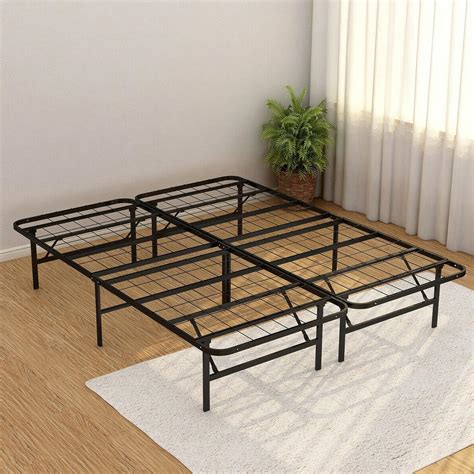 Twin/Full/Queen size Bed Frame Metal Platform Folding Heavy