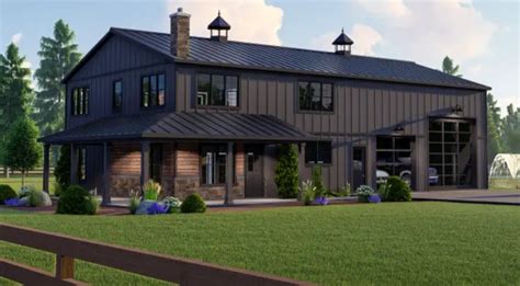 Two Story Barndominium Floor Plans With Pictures