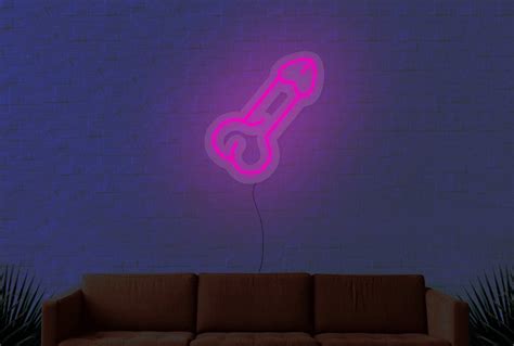 Penis Neon Signpenis Wall Decor Sexy Neon Sign Led Neon Etsy