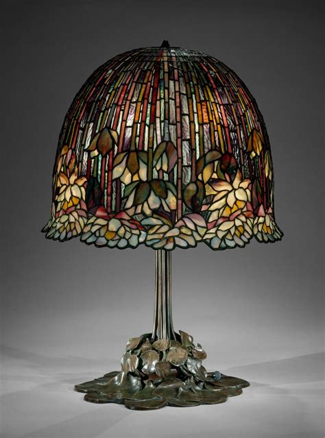 Water Lily Lamp Designer Designed By Louis Comfort Tiffany American