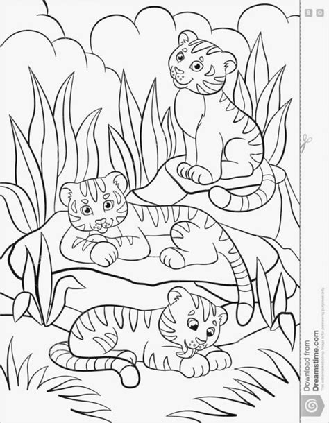 Brilliant Picture Of Jungle Animal Coloring Pages