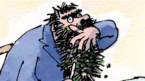 Mr Twits Beard Roald Dahl Day Graphic Illustration Roald Dahl