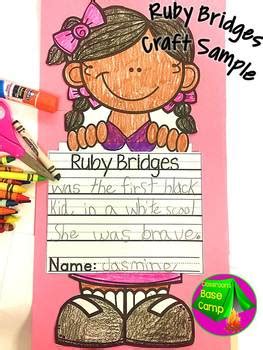 Black history month posters for kindergarten & first grade social studies. Ruby Bridges by Classroom Base Camp | Teachers Pay Teachers