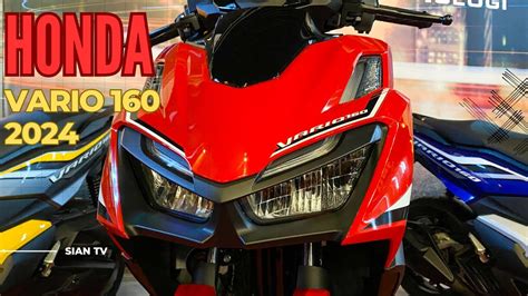 All New Honda Vario 160 2024 Model Youtube