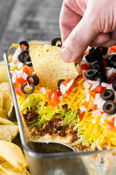 Easy Recipe For Layered Taco Dip