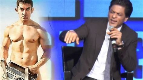 Shah Rukh Khan S Take On Aamir S Nude Poster For P K YouTube