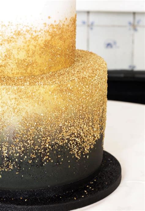 Ombre Glitter Wedding Cake Sparkle Cake Glitter Wedding Cake Cake