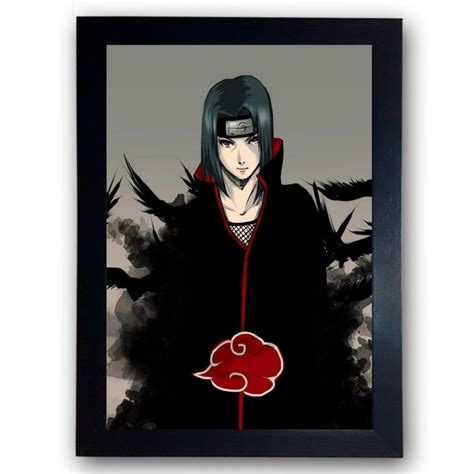 Quadro Poster Naruto Itachi Uchiha Kakashi Anime Cod 164 Elo7