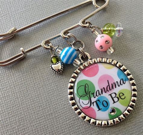 Grandma To Be Pin Aunt To Be Mom To Be Pin Personalized Etsy