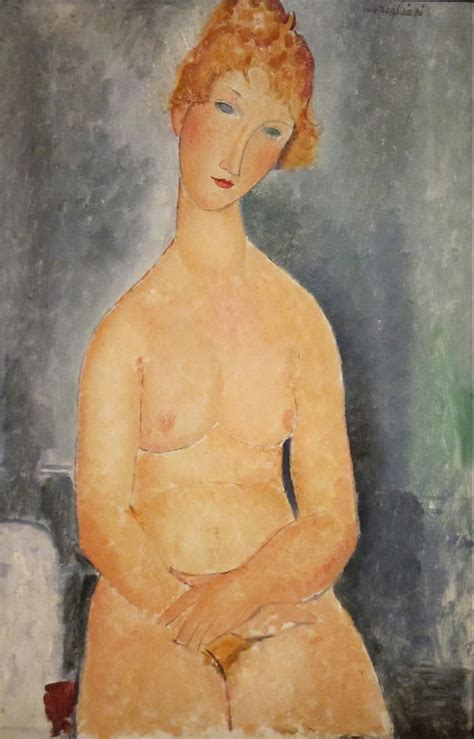 Desnudo Sentado Amedeo Modigliani Impresi N De Arte