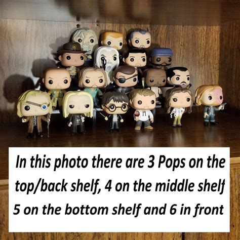14 Inch White Funko Pop Display Shelf Riser Holds Up To 14 Pops On