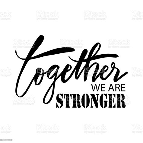 Together We Are Stronger Stock Illustration Download Image Now