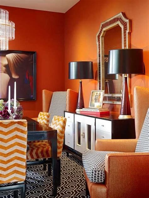 amazing orange interior designs