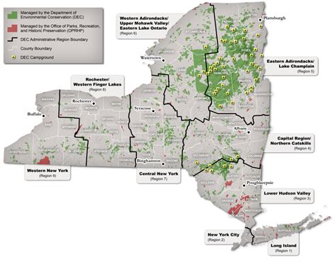 31 Ny State Land Map Maps Database Source