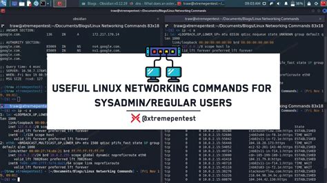Useful Linux🐧 Networking🌐 Commands📜 For Sysadminsregular Users🧑‍💻 A