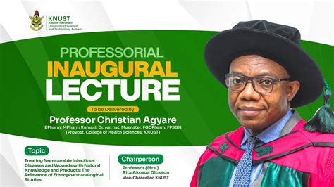 Professorial Inaugural Lecture Youtube