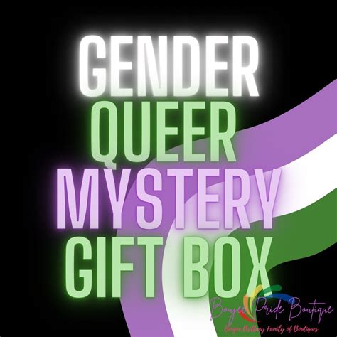 Genderqueer Pride Mystery Box Lgbtqia Mystery Box T Box Etsy