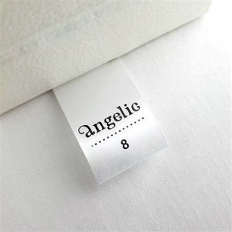 Printed Polyester Woven Garments Label For Advertising Packaging Type