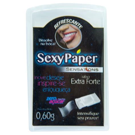 Sexy Paper Mint Laminas Refrescantes Para Sexo Oral Sex Shop Zero Açucar Dissolve Na Boca Sex