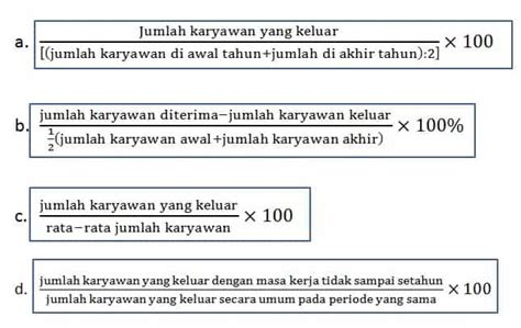 perhitungan turnover