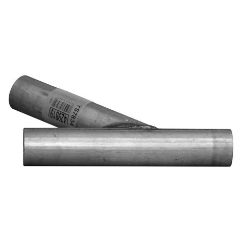 Cherry Bomb® 429819cb Aluminized Steel 45 Degree Y Pipe 225 Inlet 225 Outlet 12 Length