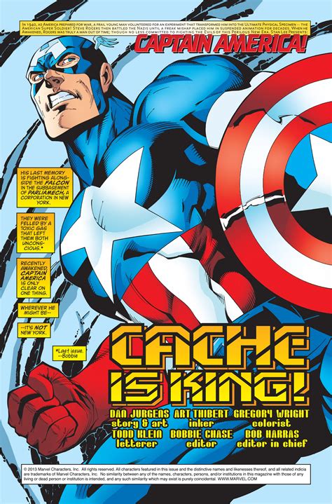 Read Online Captain America 1998 Comic Issue 34