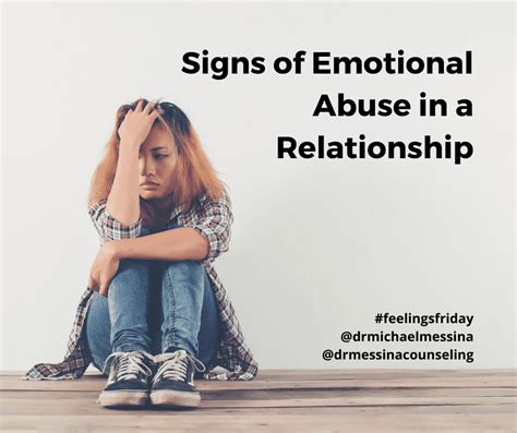 Signs Of Emotional Abuse In A Relationship Dr Messina And Associates Clinical Psychologists