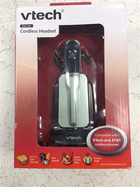 vtech is6100 silver black clip headsets for sale online ebay vtech cordless phone ebay finds