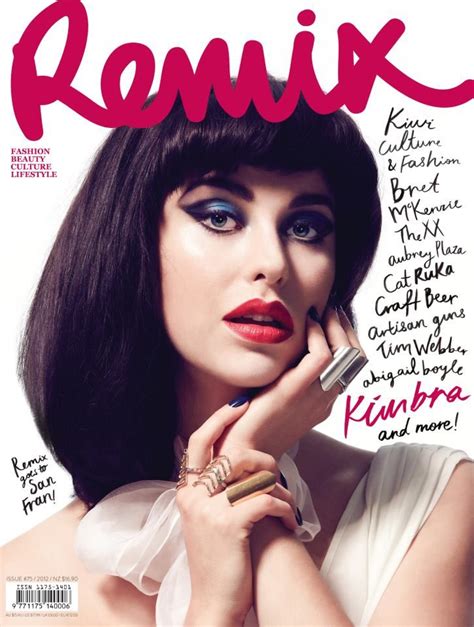 Remix Magazine Spring Issue 2012 Featured Kimbra Photographer Hannah