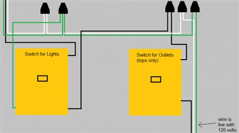 How To Wire A Light Switch And Outlet Together