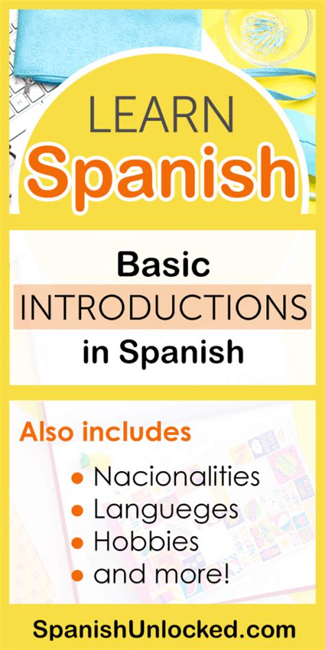 Learn Basic Spanish Introductions In Spanish These Are Easy Spanish